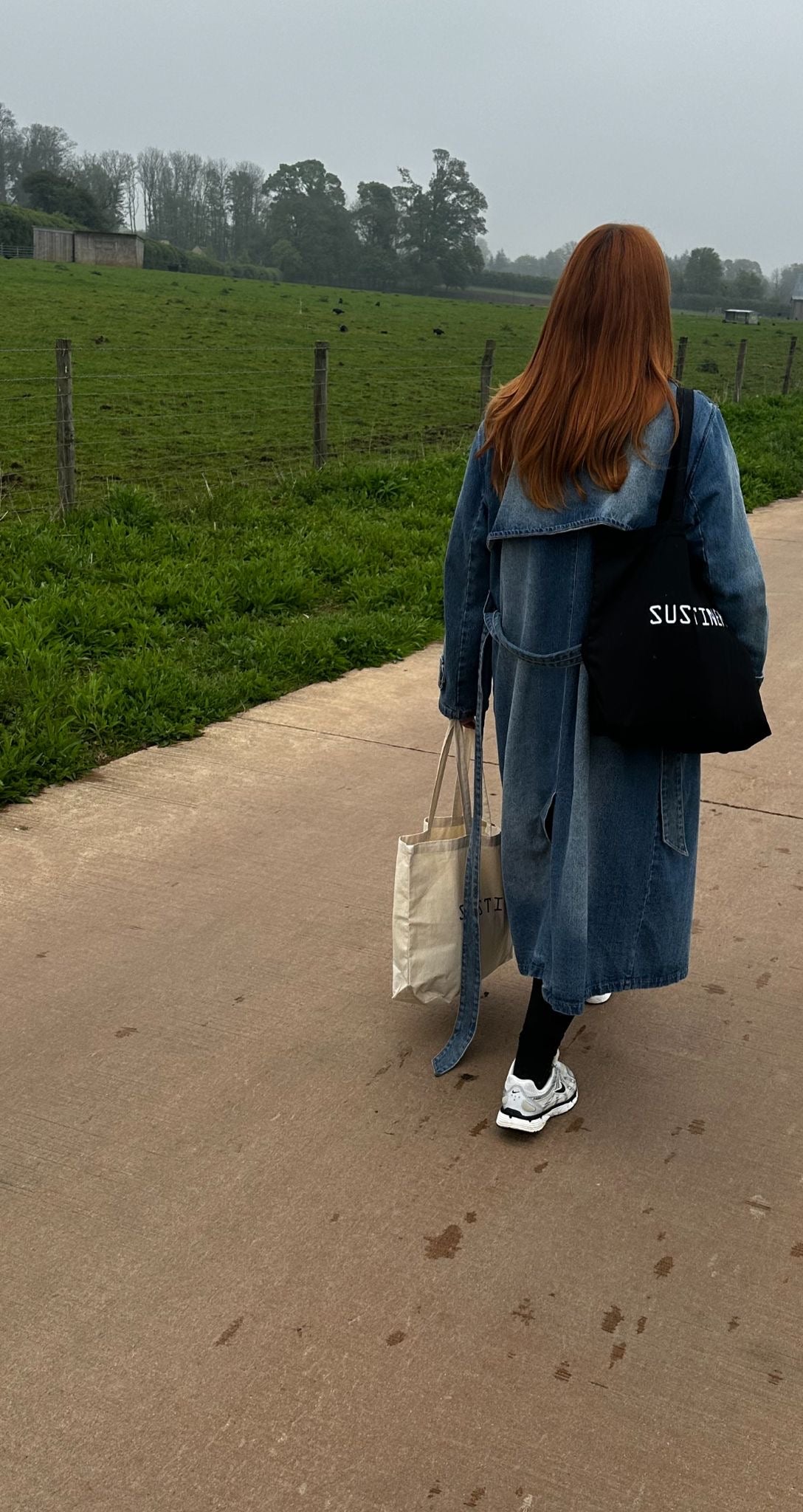 Black Canvas Tote
