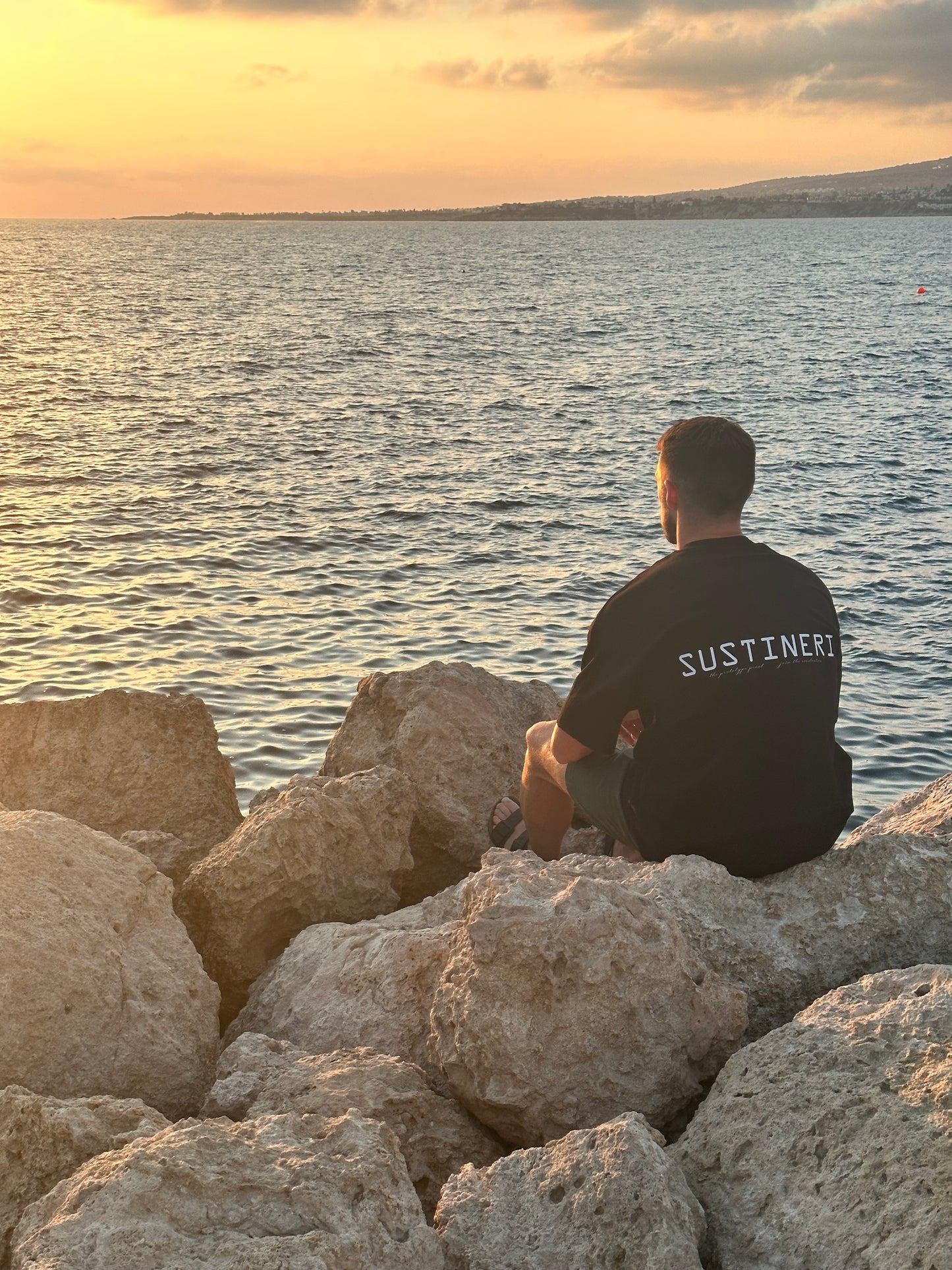 Oversized T-shirt Midnight Black