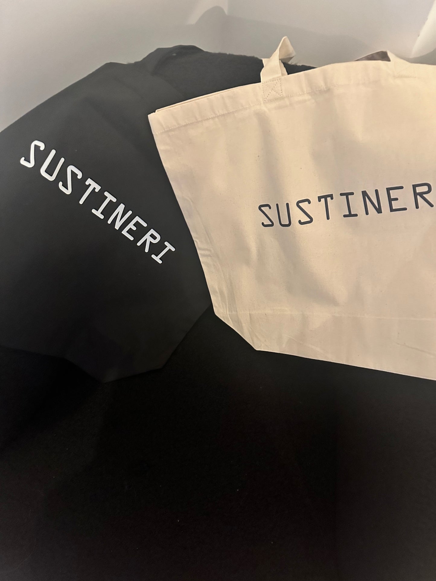 Black Canvas Tote