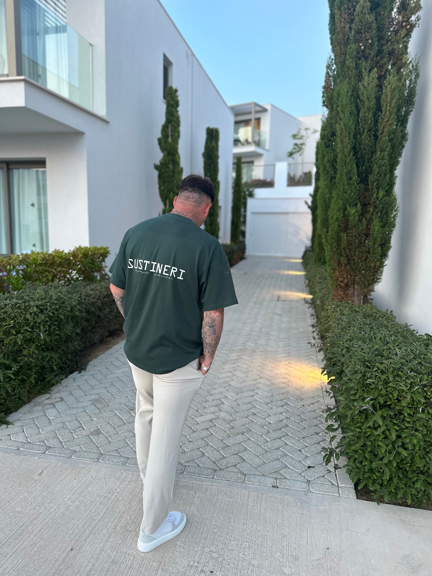 Oversized T-shirt Augusta Green