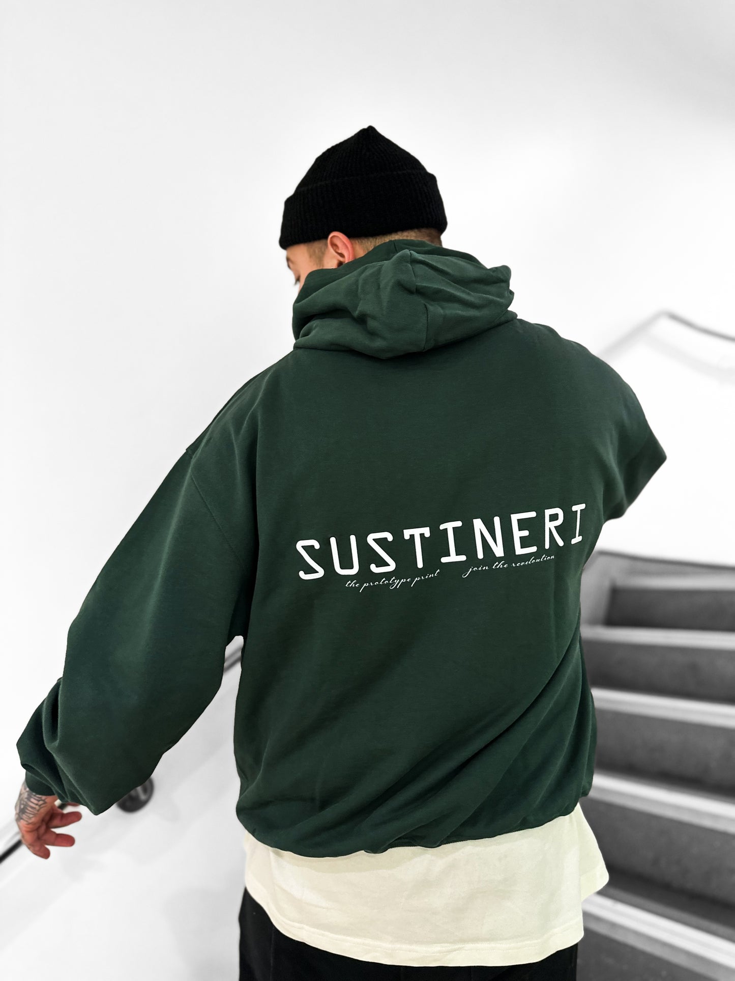 Oversized Hoodie Augusta green