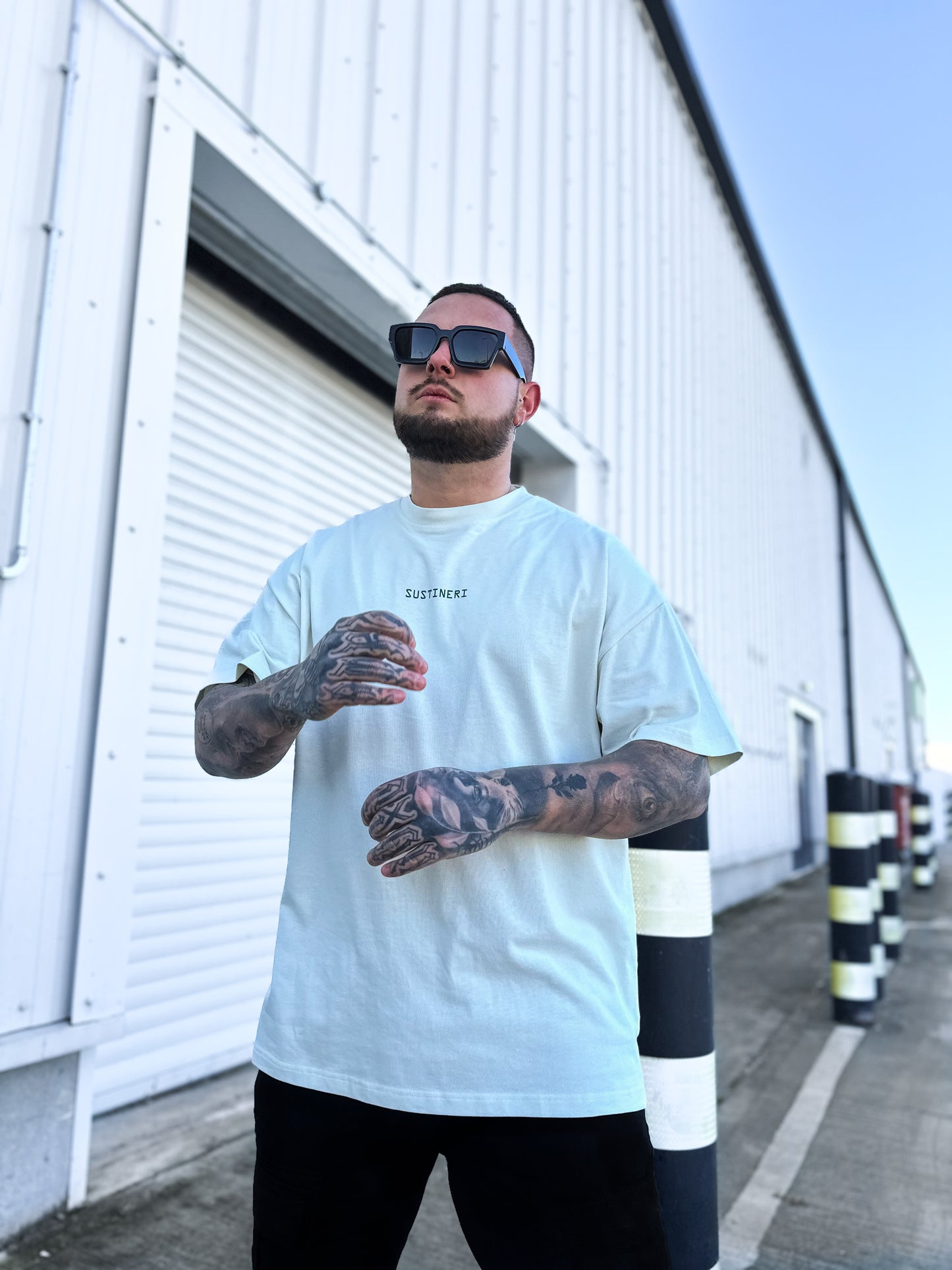 Oversized T-shirt Vintage White