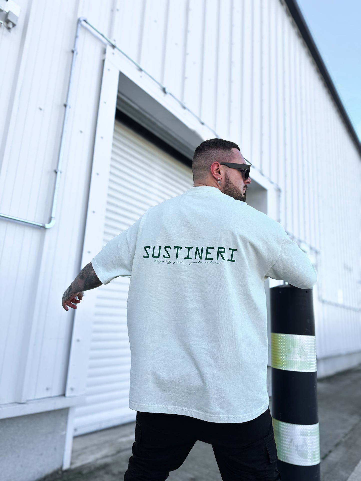 Oversized T-shirt Vintage White