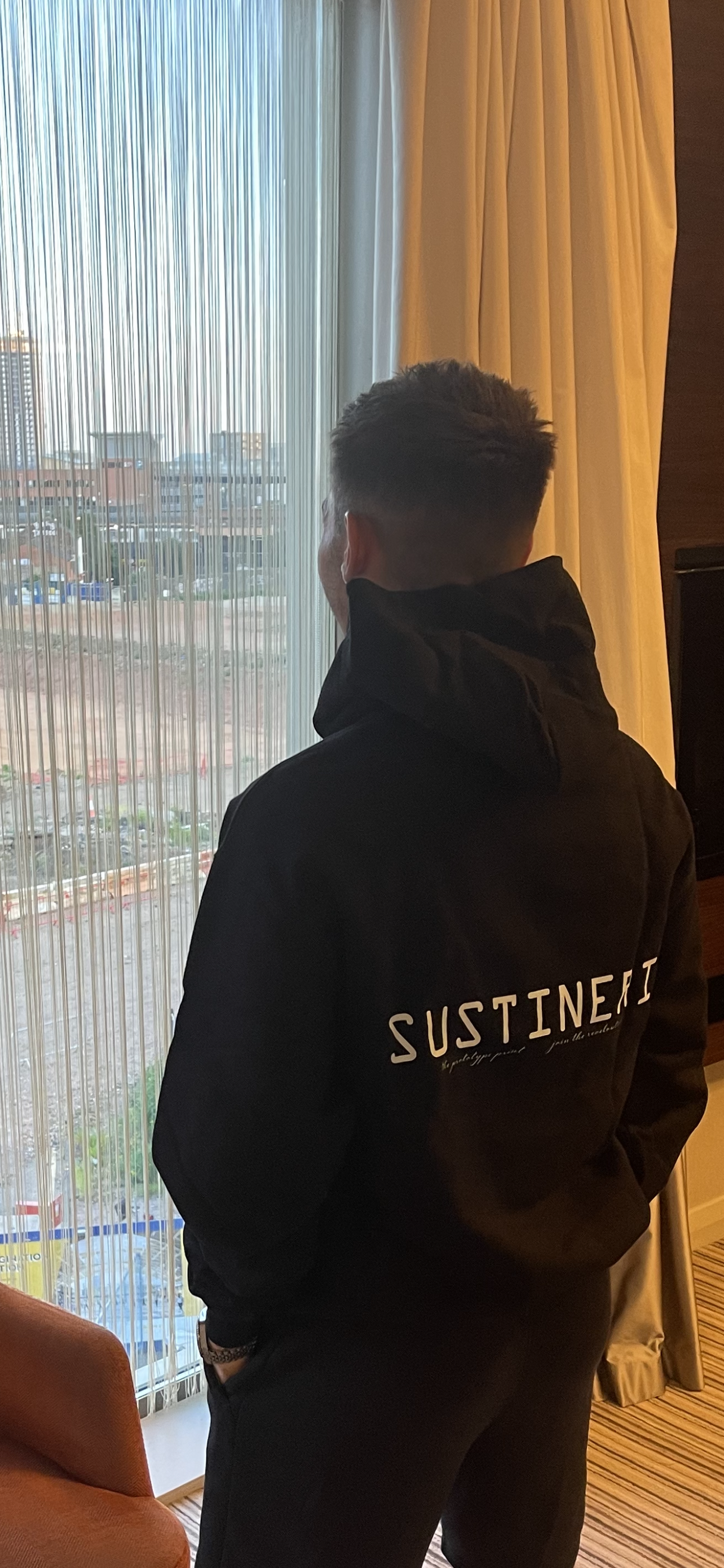 Oversized Hoodie Midnight Black