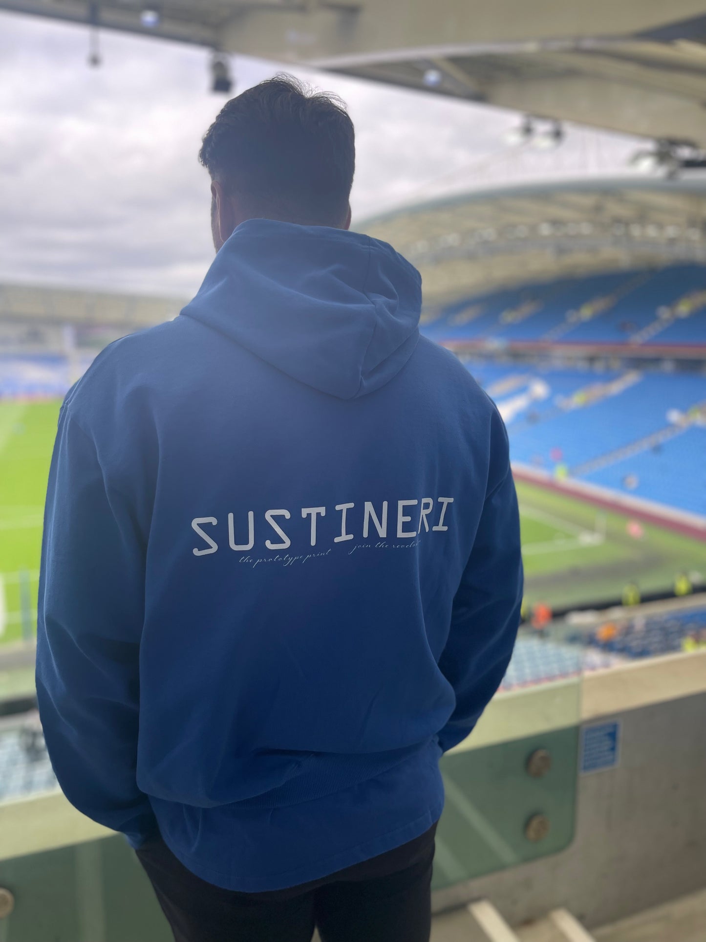 Oversized Hoodie Albion Blue