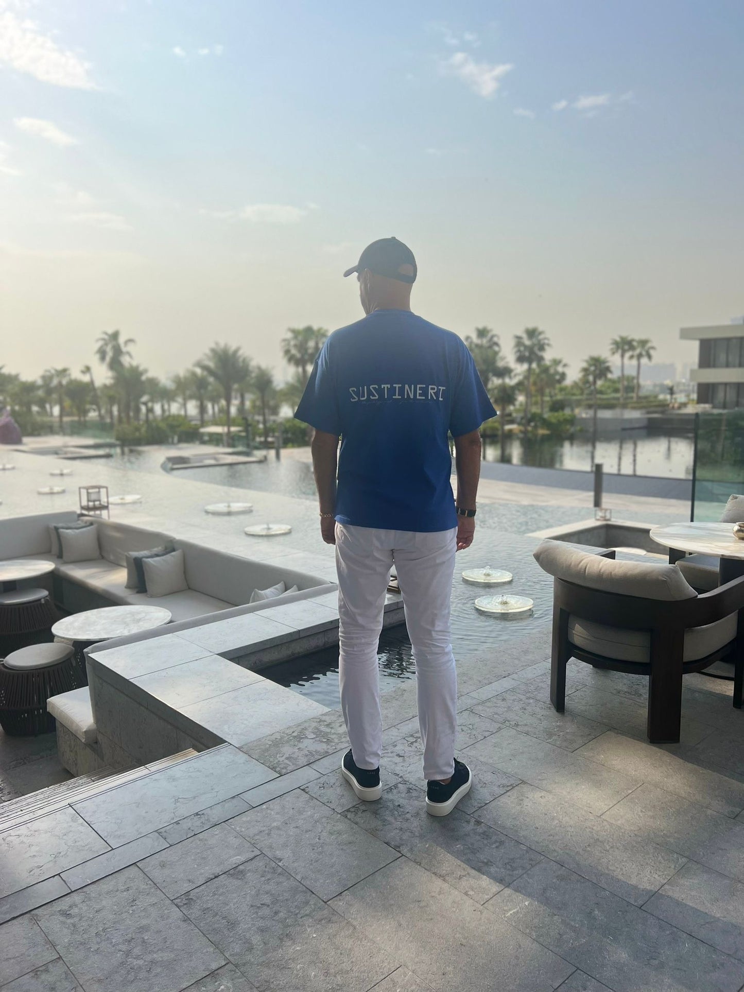 Oversized T-shirt Albion Blue