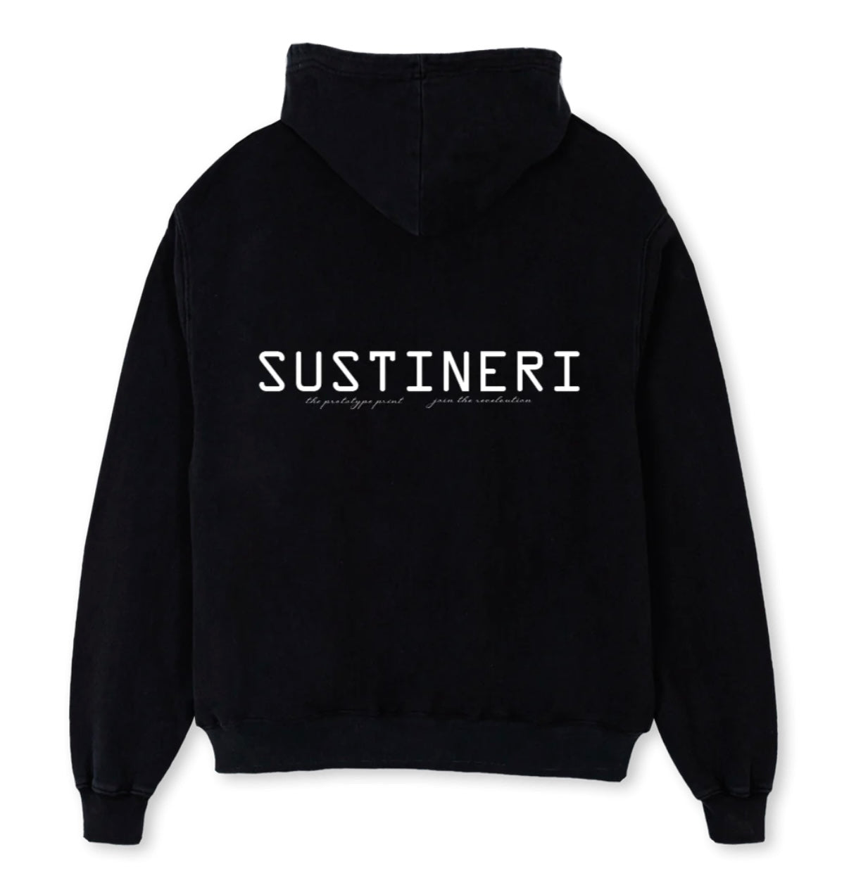 Oversized Hoodie Midnight Black